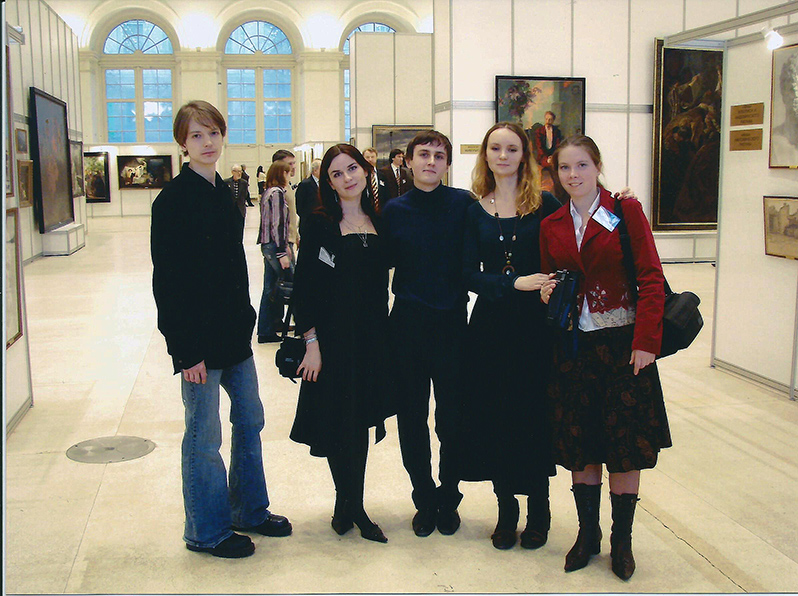 Юбилейная выставка Академии живописи, ваяния и зодчества Ильи Глазунова, Москва, Манеж, 2006 год.