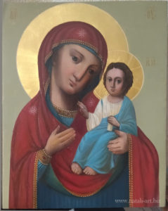 Икона Богоиатерь Одигитрия. Реставрация икон.